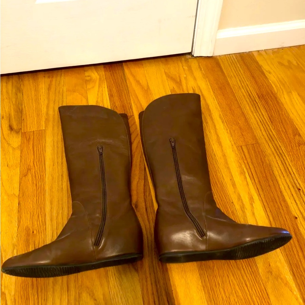 Stuart Weitzman Brown Boots Size 7 - image 1